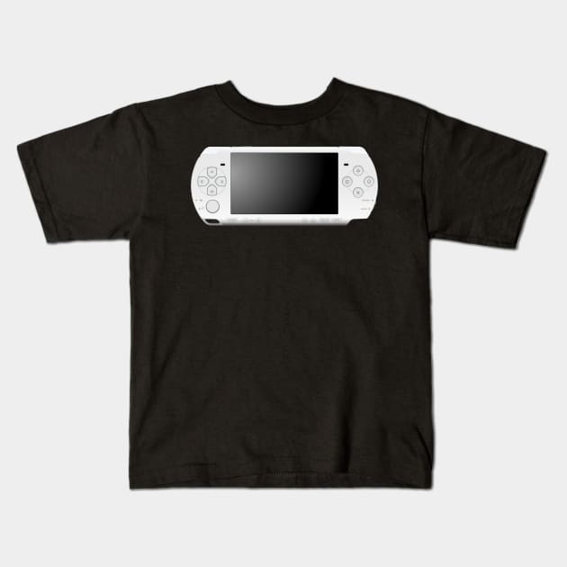 Playstation Portable Video Game Console Kids T-Shirt by rayrayray90